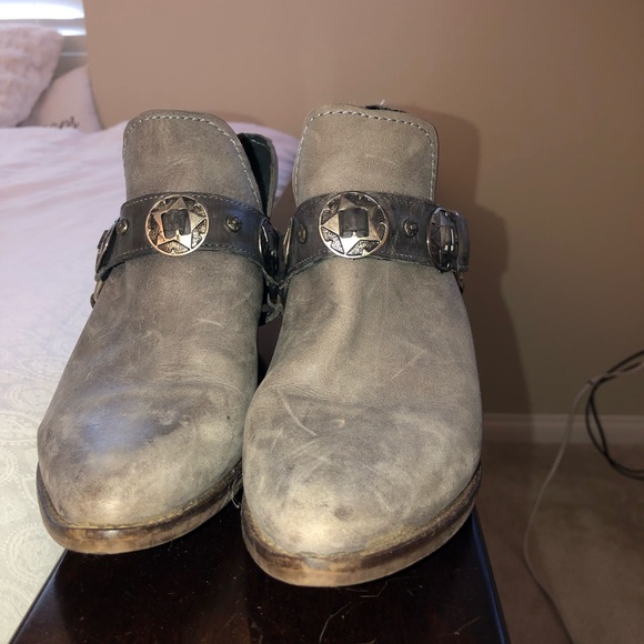 Grey Buckle Boots- Steve Madden - Picture 2 of 4